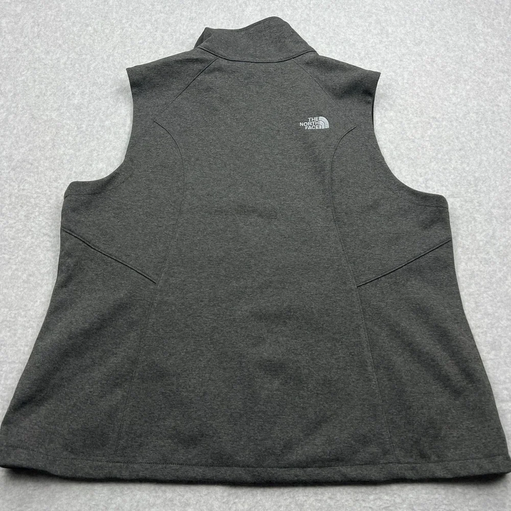 Comcast NBC North Face‎ Ridgeline Vest Women's XXL Gray Full Zip Pockets Winter